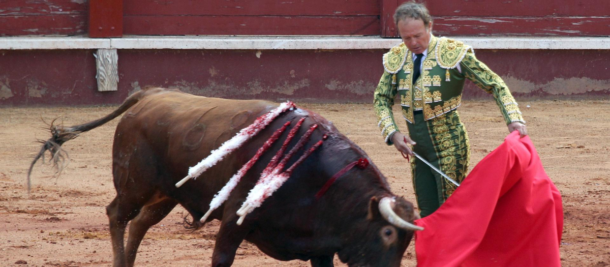 Pepe Luis Vázquez Silva en la Feria de Aranjuez en 2017