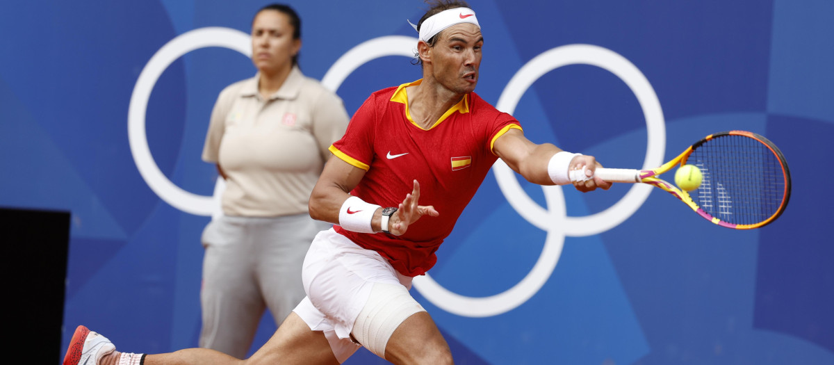 Rafael Nadal, en los Juegos de París