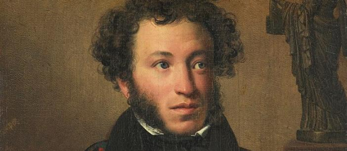 Retrato de Pushkin (1827) de Orest Kiprenski