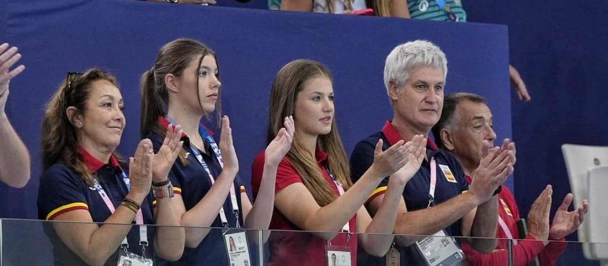 Princesa Leonor y la Infanta Sofía, durante los Juegos Olímpicos de París