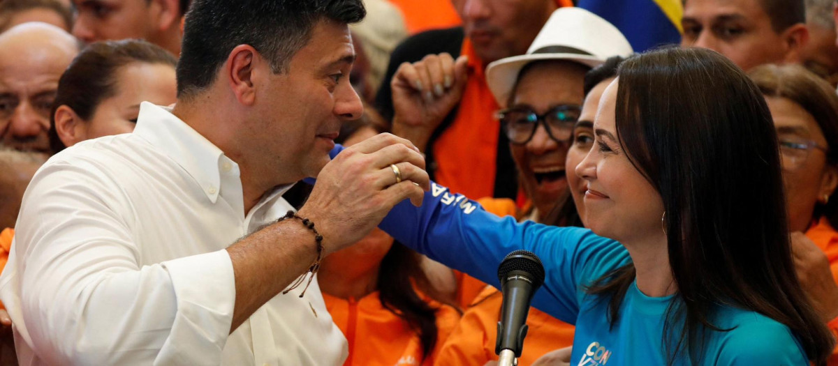 Freddy Superlano, dirigente opositor junto a la líder María Corina Machado