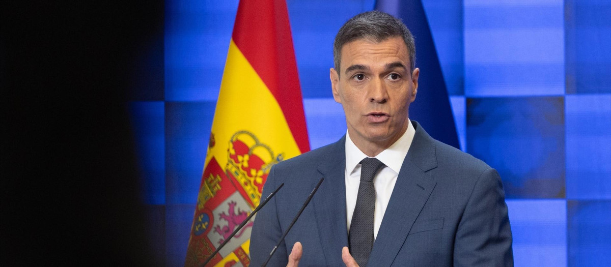 El presidente del Gobierno, Pedro Sánchez, comparece para hacer balance del curso