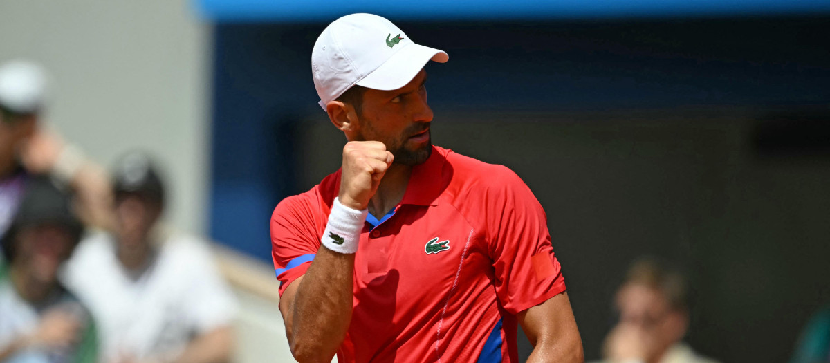 Novak Djokovic venció sin problemas al alemán Dominik Koepfer