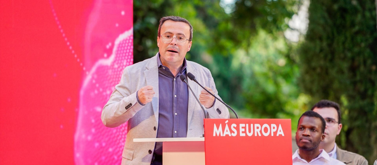 El secretario general del PSOE de Extremadura, Miguel Ángel Gallardo