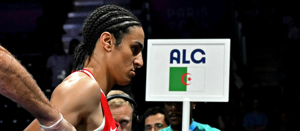 La boxeadora trans Imane Khelif