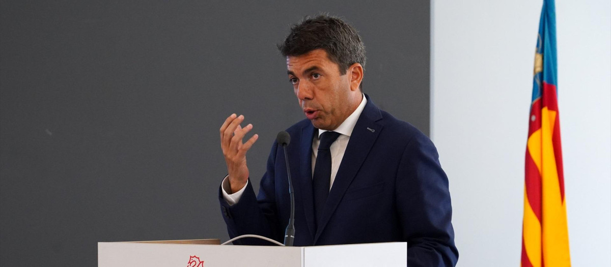 El presidente de la Generalitat Valenciana, Carlos Mazón, en una imagen de archivo