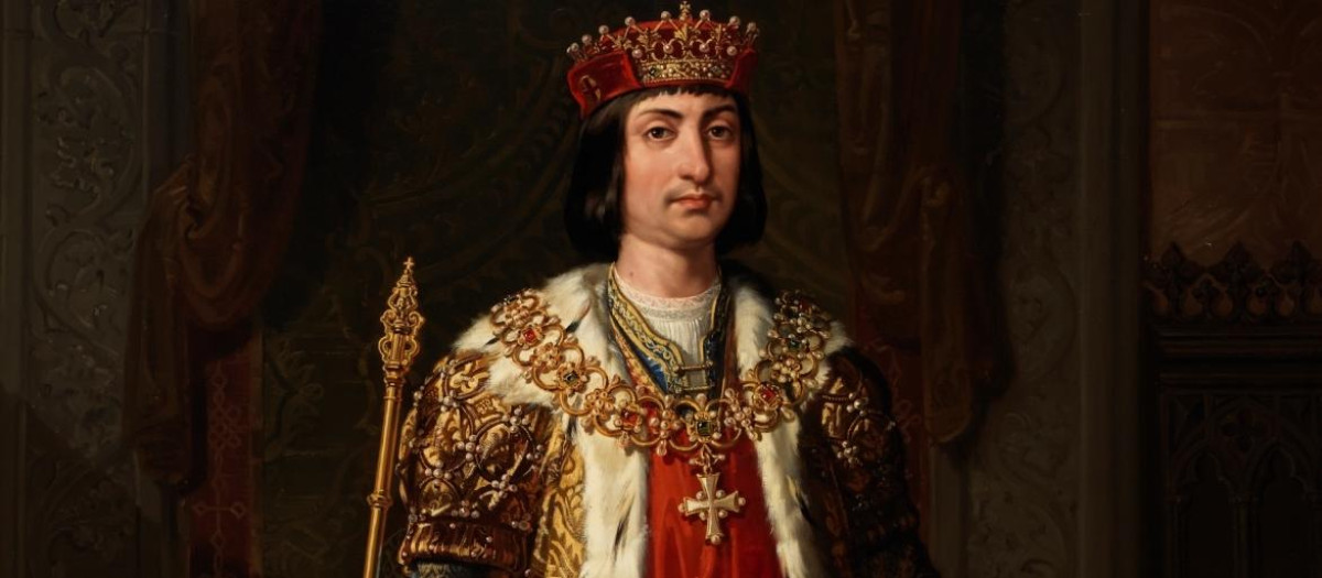 Retrato de Fernando el Católico. Obra de Bernardino Montañés y Pérez