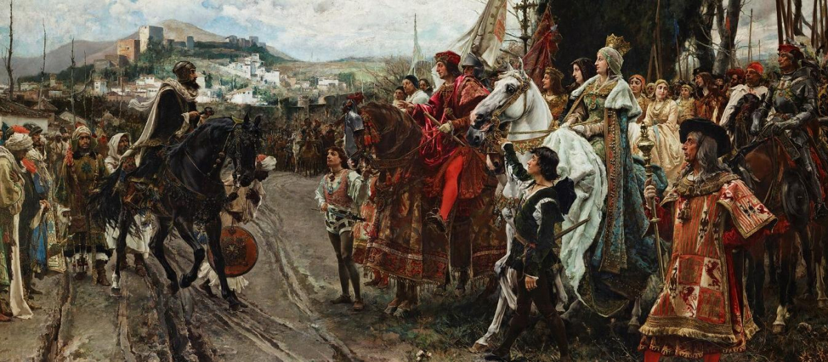 La rendición de Granada (1882) de Francisco Pradilla