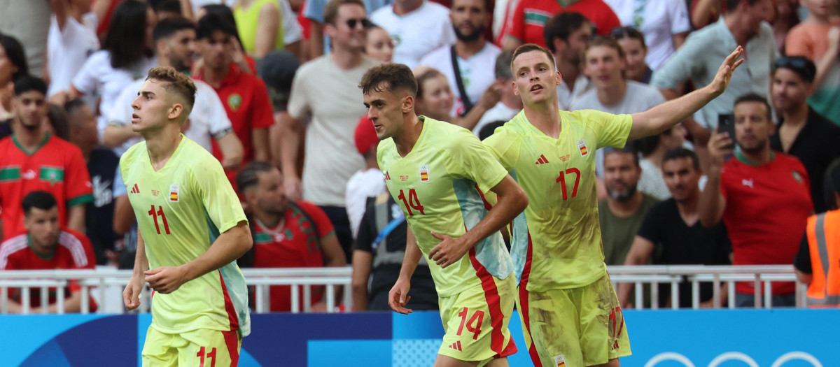La selección española remonta a Marruecos y llega a la final