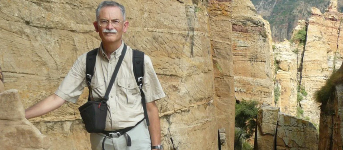 Javier Botella, en una imagen difundida por la Sociedad Excursionista de Valencia