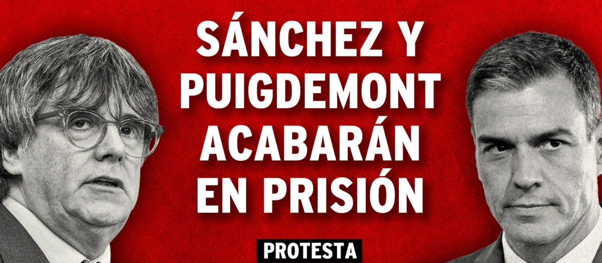 Cartel para anunciar la movilización