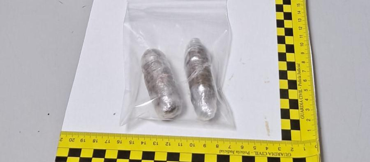 Material intervenido por la Guardia Civil