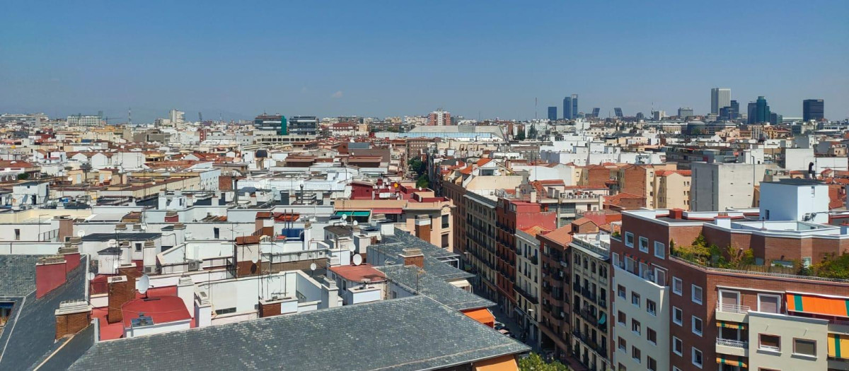 Madrid vista desde la redacción de El Debate