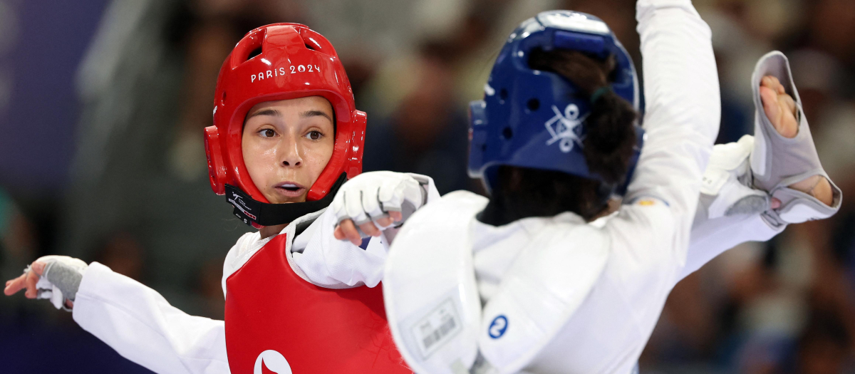 Adriana Cerezo cayó eliminada en cuartos de final de taekwondo