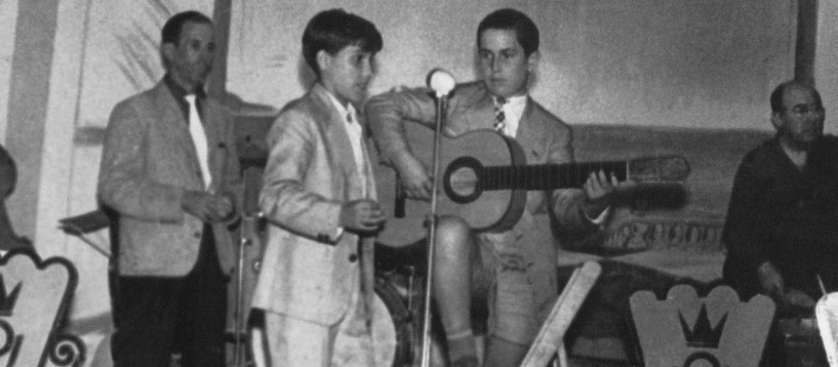 Paco y Pepe de Lucía en el escenario