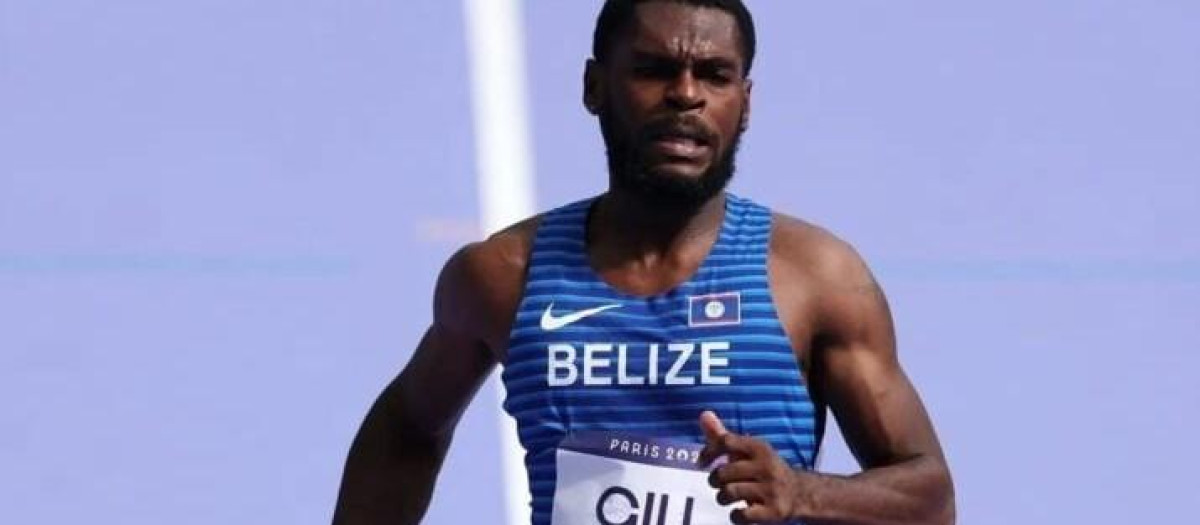 Shaun Gill fue el único atleta de Belice en los Juegos Olímpicos de París