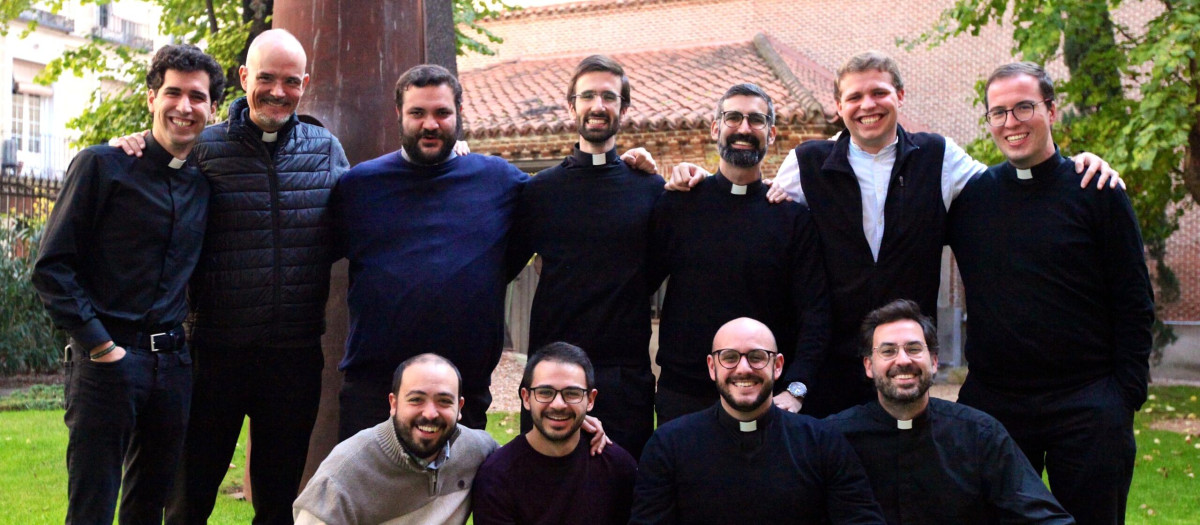 Algunos de los últimos seminaristas ordenados sacerdotes en Madrid