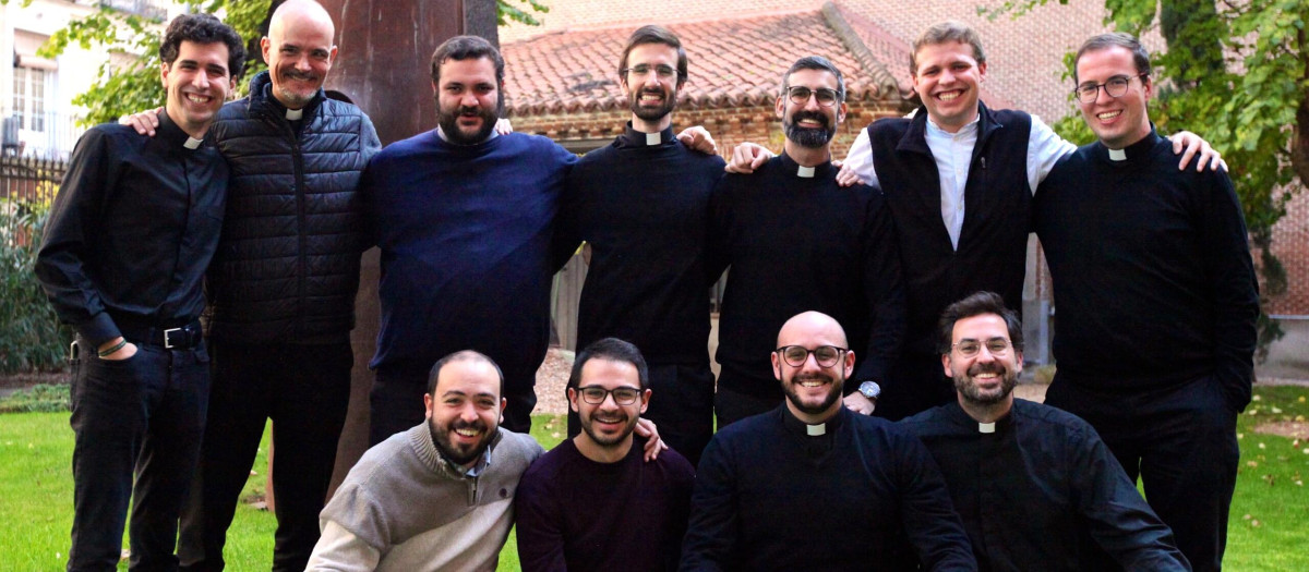 Algunos de los últimos seminaristas ordenados sacerdotes en Madrid