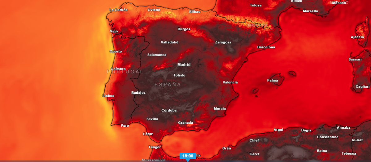 Una ola de calor llega a España