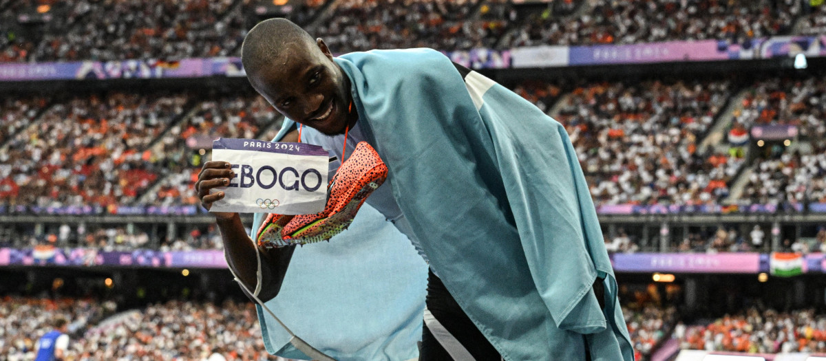 Letsile Tebogo se impone en el 200 metros y amarga a Noah Lyes