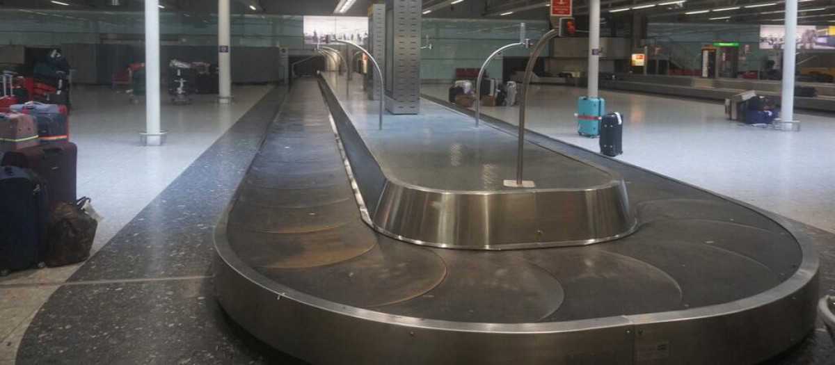 Cinta de equipajes de un aeropuerto