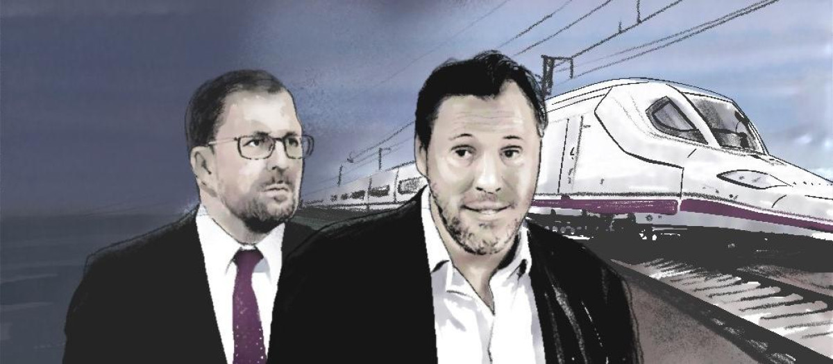 El ministro Óscar puente y el presidente de Renfe, Raúl Blanco, tienen trabajo por delante.