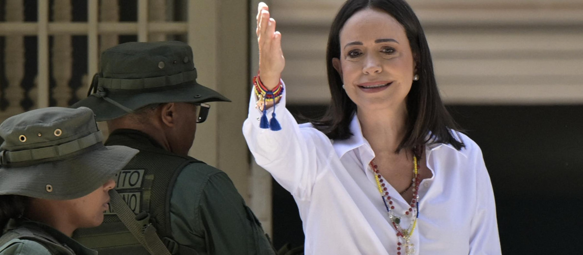 María Corina Machado, líder de la oposición de Venezuela