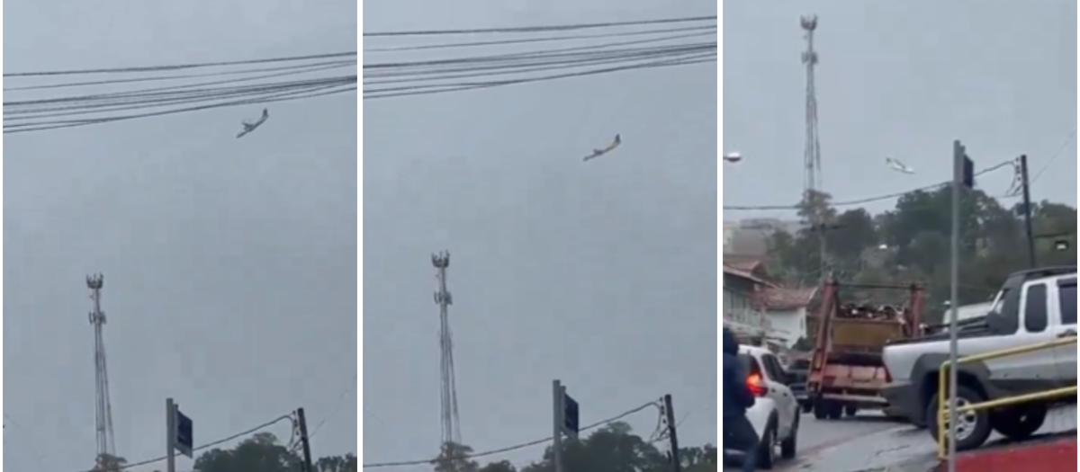 Un avión cae en el estado de São Paulo, en Brasil