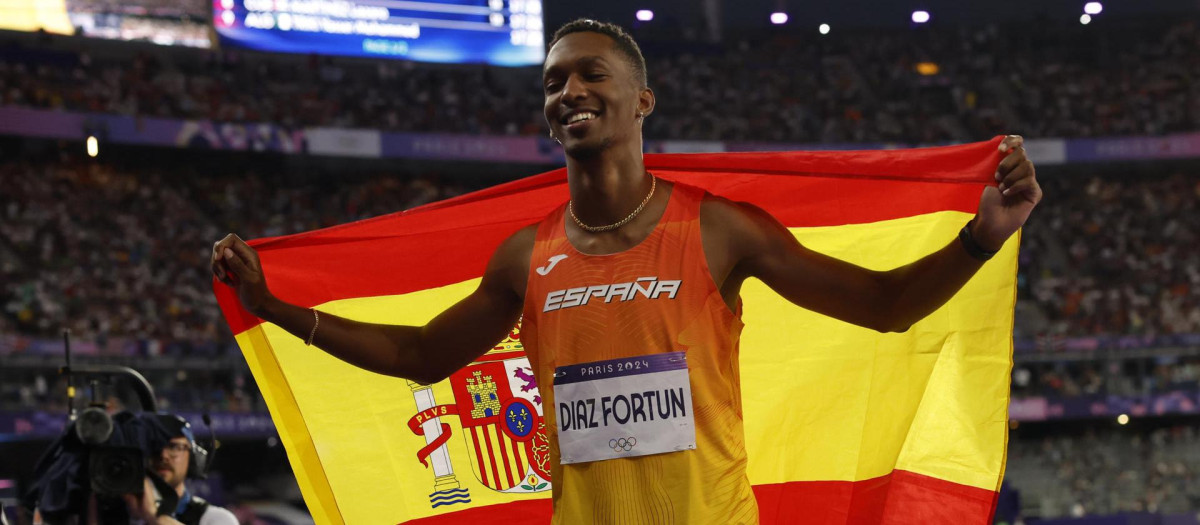 Jordan Díaz conquista el oro olímpico en triple salto