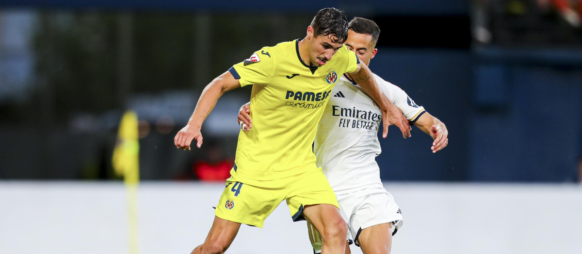 Imagen de un partido de liga española del Villareal CF contra Real Madrid