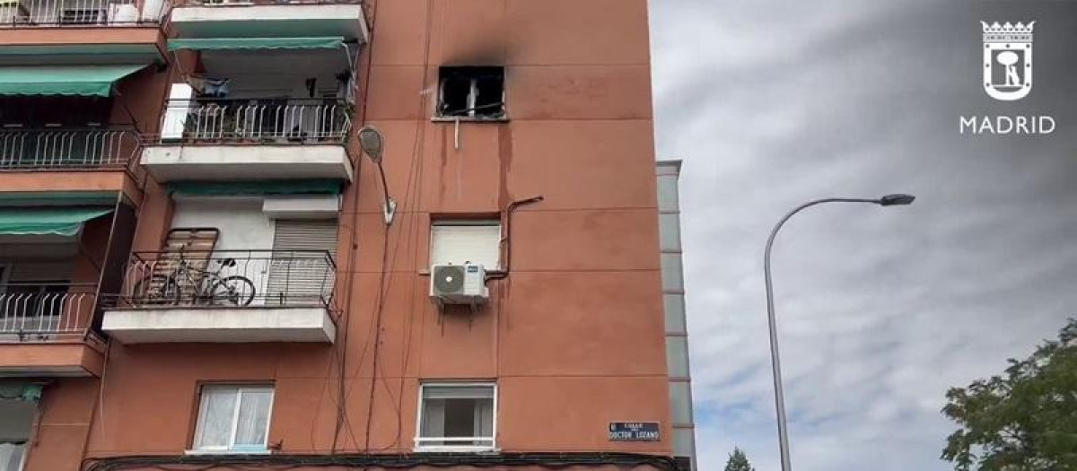 Un incendio en una vivienda de Puente de Vallecas deja una mujer herida ...