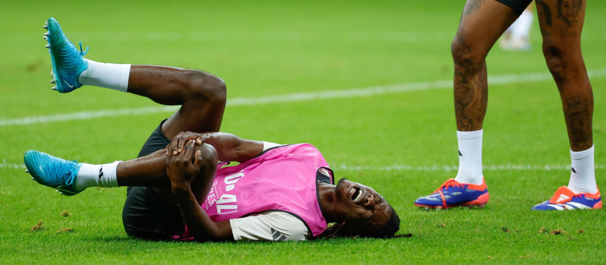 Eduardo Camavinga estará 6-7 semanas de baja por un esguince en el ligamento colateral de su rodilla izquierda