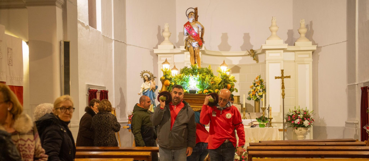 Procesión en honor a San Bartolomé y San Sebastián en Jijona