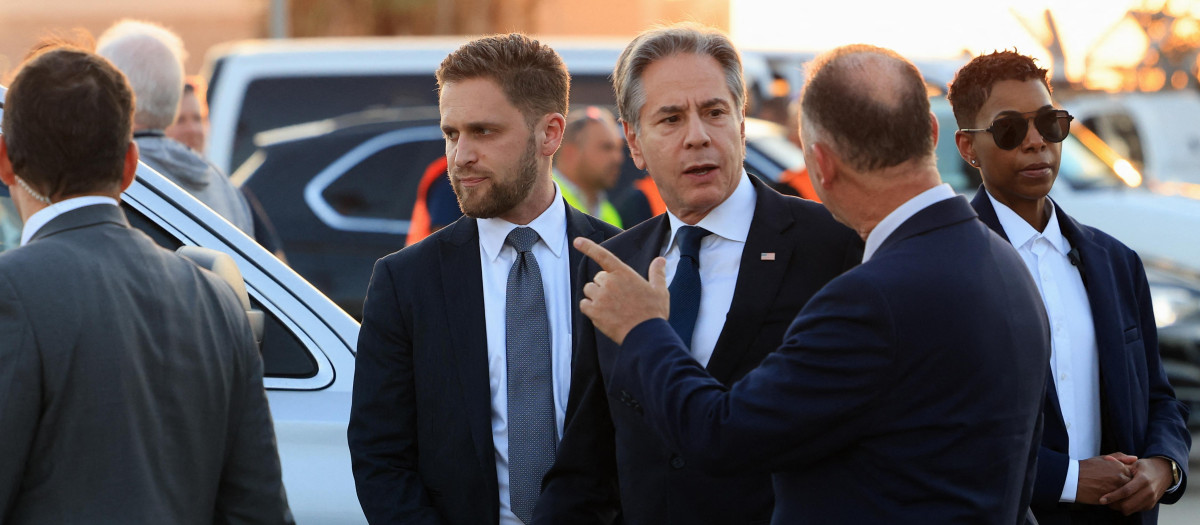 Antony Blinken, secretario de Estado de EE.UU. llaga a Israel