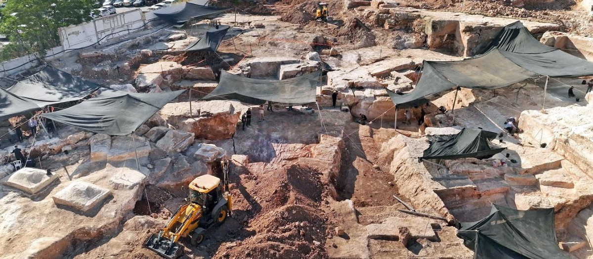 La cantera del período del Segundo Templo en el monte Hotzavim