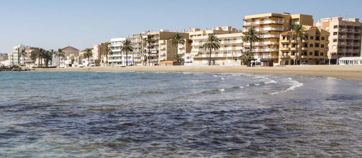 Imagen de la playa Torrenostra en Torreblanca, Castellón