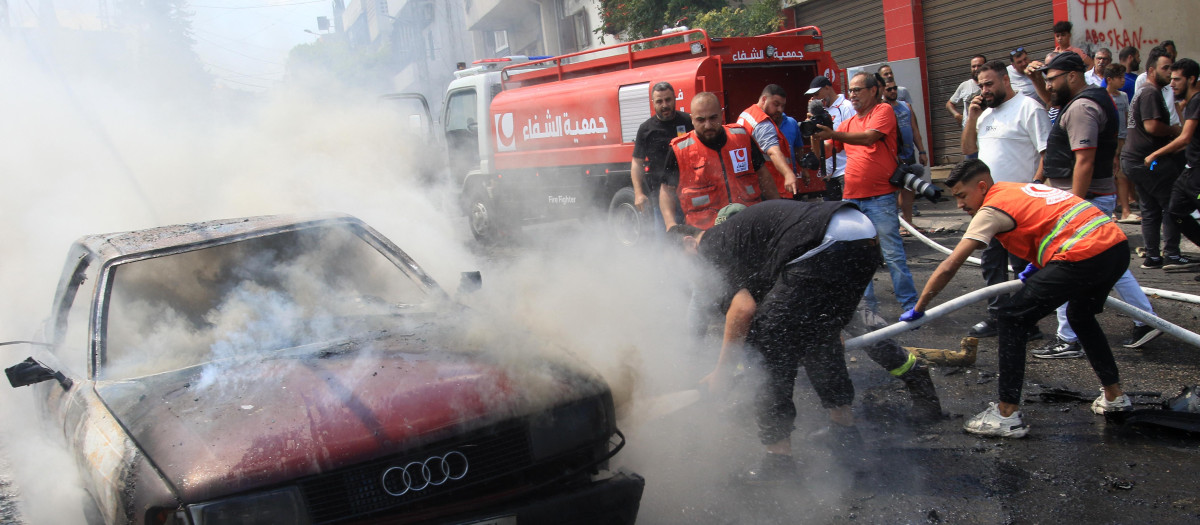 El coche de Jalil al Maqdah, líder de Fatah, atacado por un proyectil del Ejército de Israel