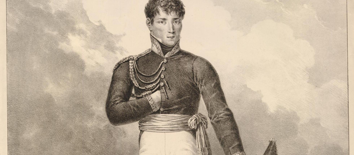 El general Riego (1820), por Hippolyte Lecomte