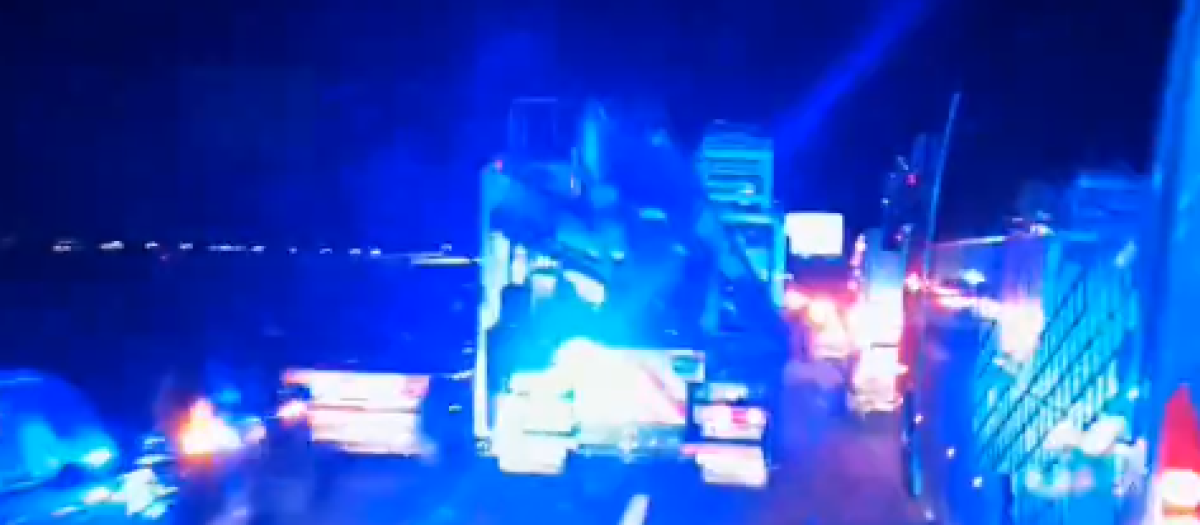 Imagen de ejemplo que nos ponen los bomberos en un operativo reciente