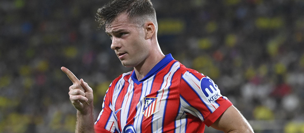 Alexander Sorloth marcó en su estreno liguero con el Atlético ante el Villarreal