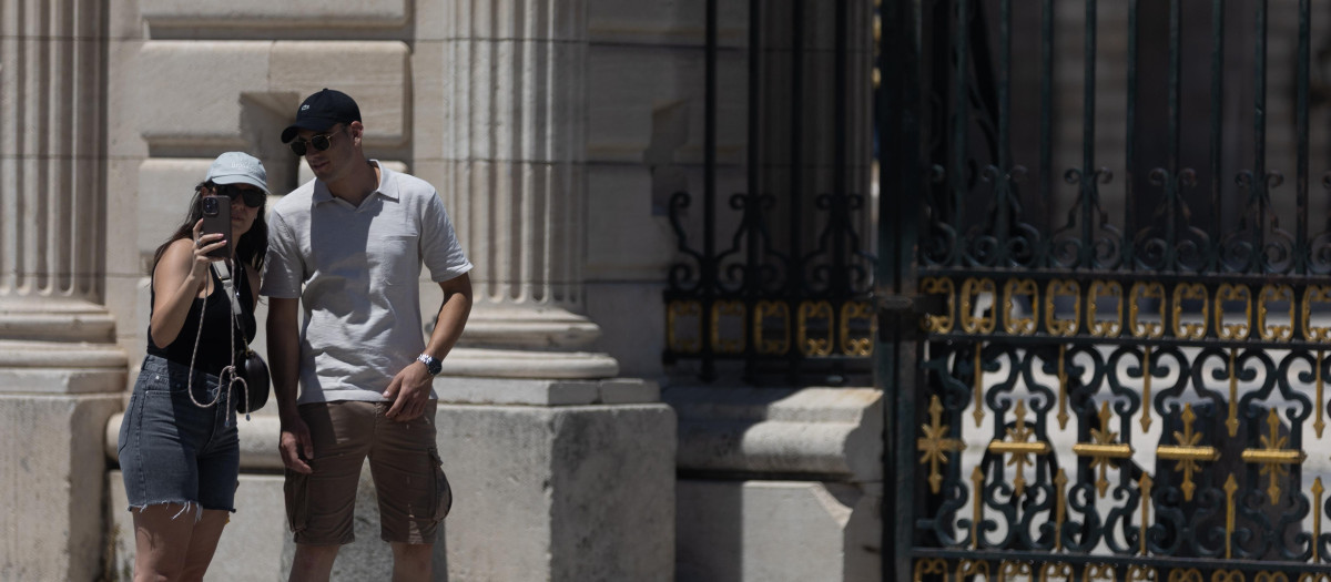 Turistas en el centro de Madrid
