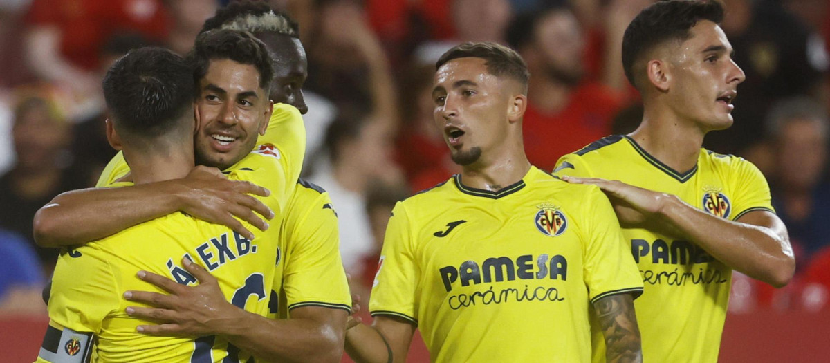 Ayoze Pérez celebra el gol de la victoria ante el Sevilla