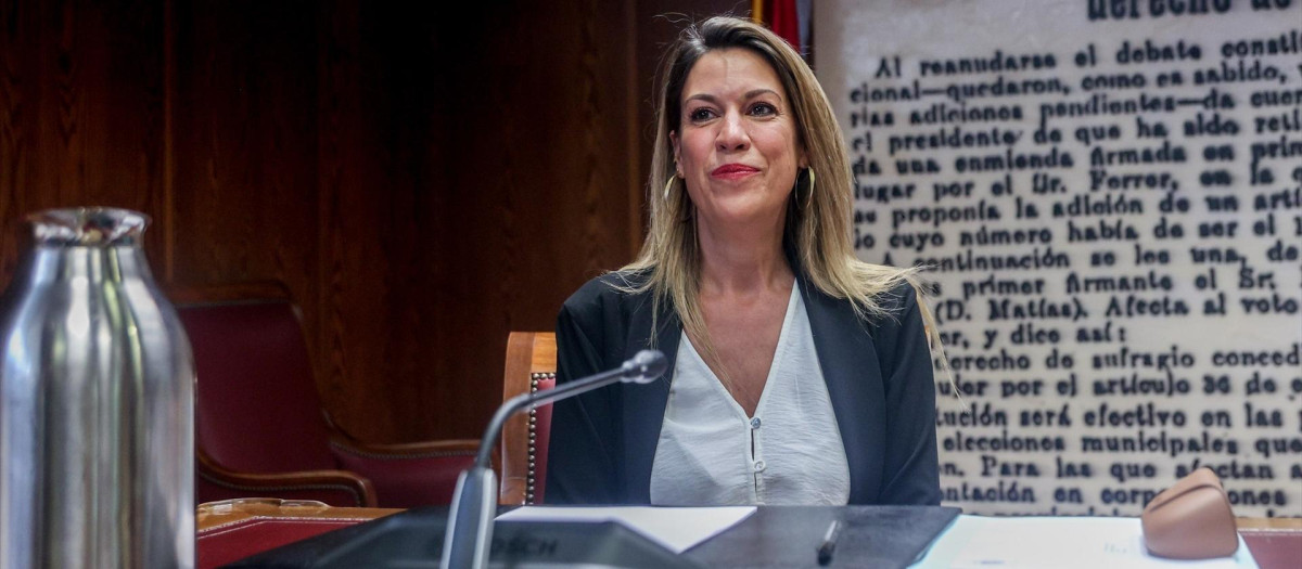 La exdirectora de Wakalua, Leticia Lauffer, comparece ante la Comisión de Investigación sobre el ‘caso Koldo’, en el Senado