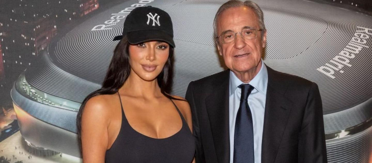 Kim Kardashian y Florentino Pérez