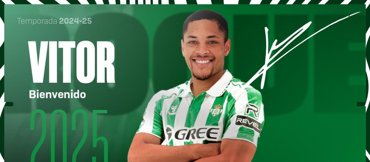 Vitor Roque ya es nuevo jugador del Betis para la temporada 2024/25