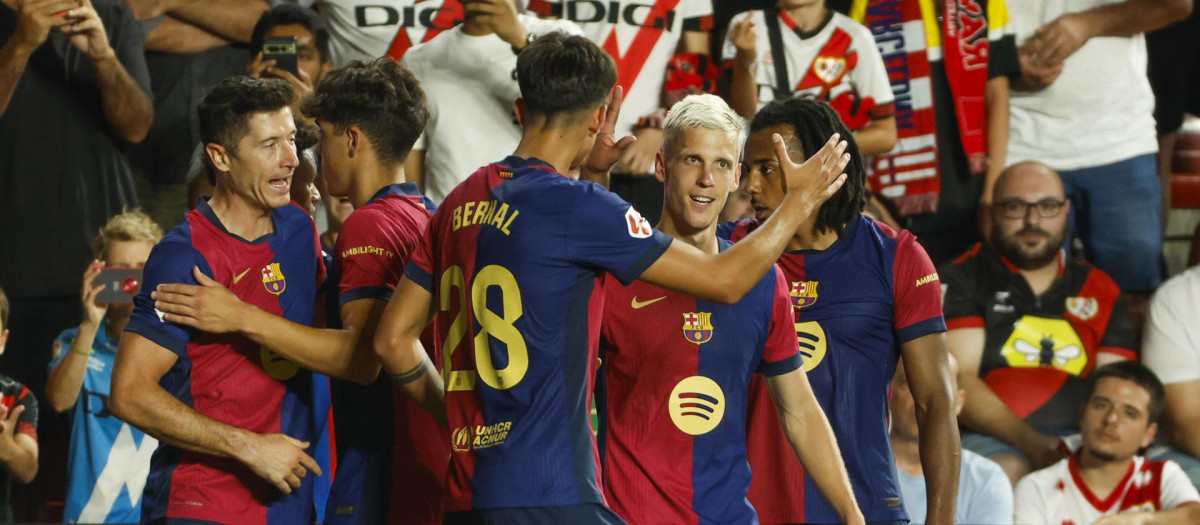 Dani Olmo le da la victoria al Barcelona y lo coloca líder