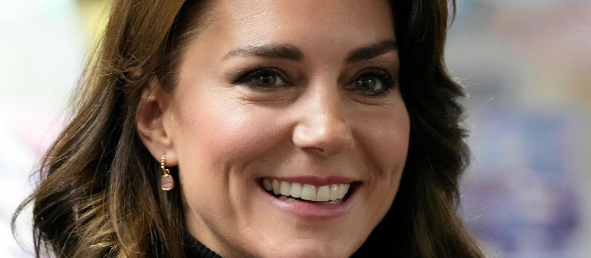 Kate Middleton , Princess of Wales during her visit to Sebby's Corner in north London, Friday, Nov. 24, 2023.