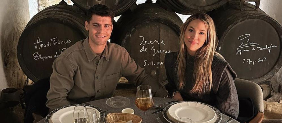 Álvaro Morata y Alice Campello