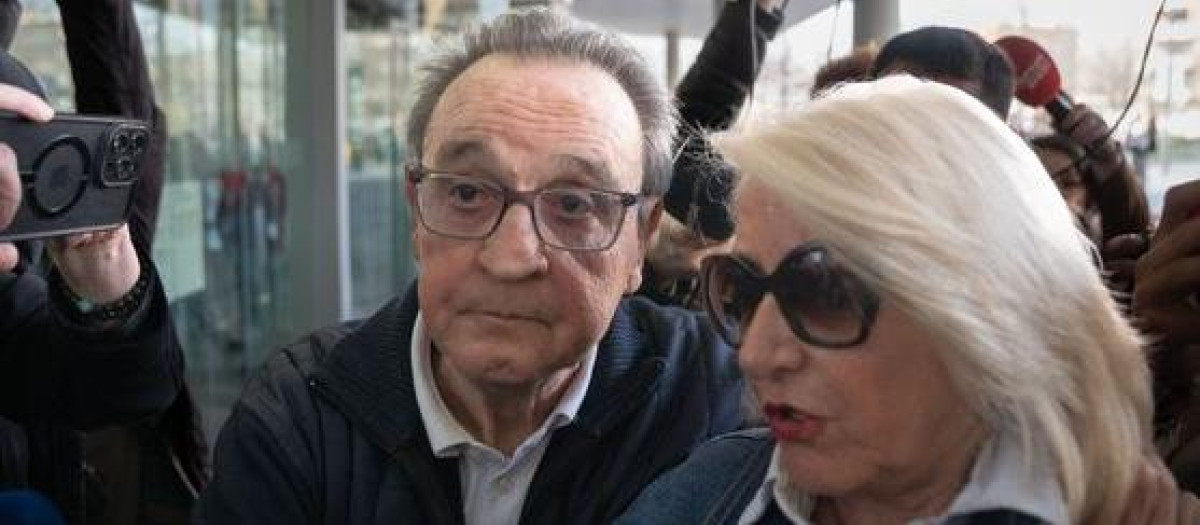 José María Enríquez Negreira y su mujer, en una imagen de archivo