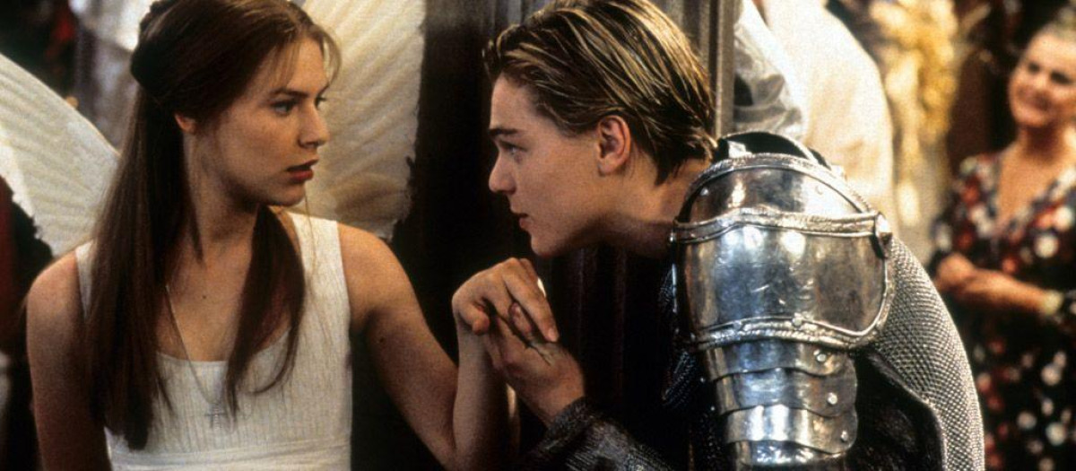 Claire Danes y Leonardo DiCaprio en 'Romeo+Julieta'